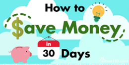 [Infographic] 10 Ways to Save Money in 30 Days