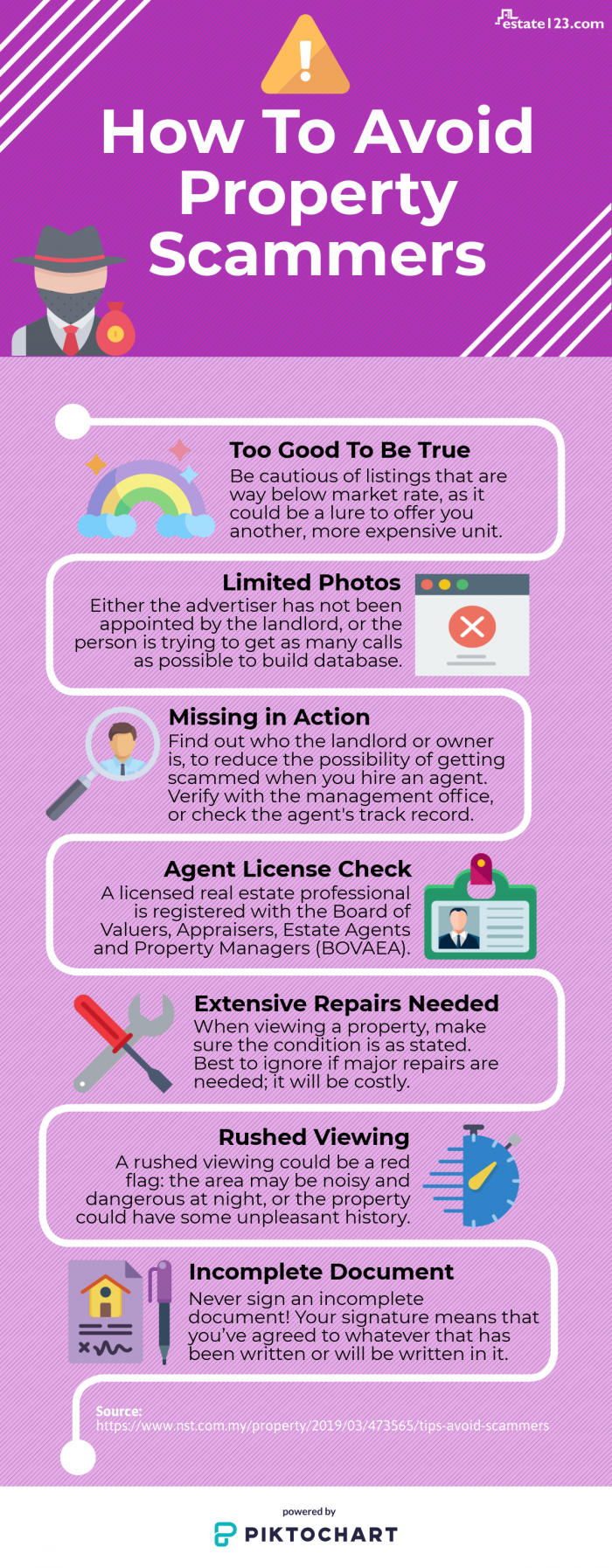 [Infographic] How To Avoid Property Scammers