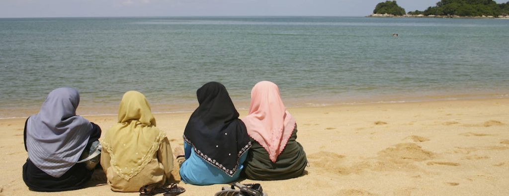 Muslim-friendly travel Malaysia Pangkor Island beach