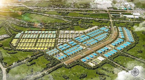 Minh Hung Sikico Industrial Park has a total area of 655 hectares in phase 1.