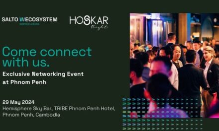 SALTO WECOSYSTEM Connects with Hospitality and Real Estate Experts at HoSkar Night Phnom Penh