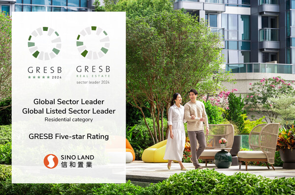 Sino Land was Recognised as a Global Sector Leader by 2024 Global Real Estate Sustainability Benchmark