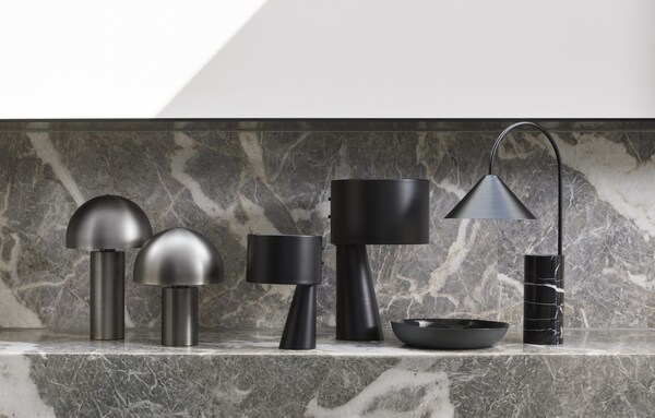 A selection of Mayfield Lamps from the Autumn/Winter 2026 Lighting Collection