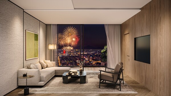 Spectacular fireworks views from Studio and 1-BR residences at Nobu Residences Danang Spectacular fireworks views from Studio and 1-BR residences at Nobu Residences Danang